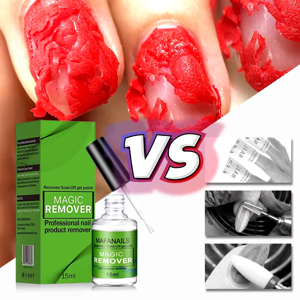 Magic Gel Polish Remover 15Ml – Fast Soak-Off Formula