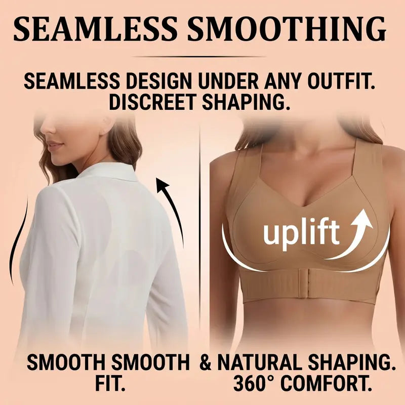 Women's Wire-Free Posture Support Sports Bra - Animal Print V-Neck, Breathable Mesh, Removable Pads, Gentle Support, Machine Washable, Comfortable Unlined Bralette for Yoga and Gym