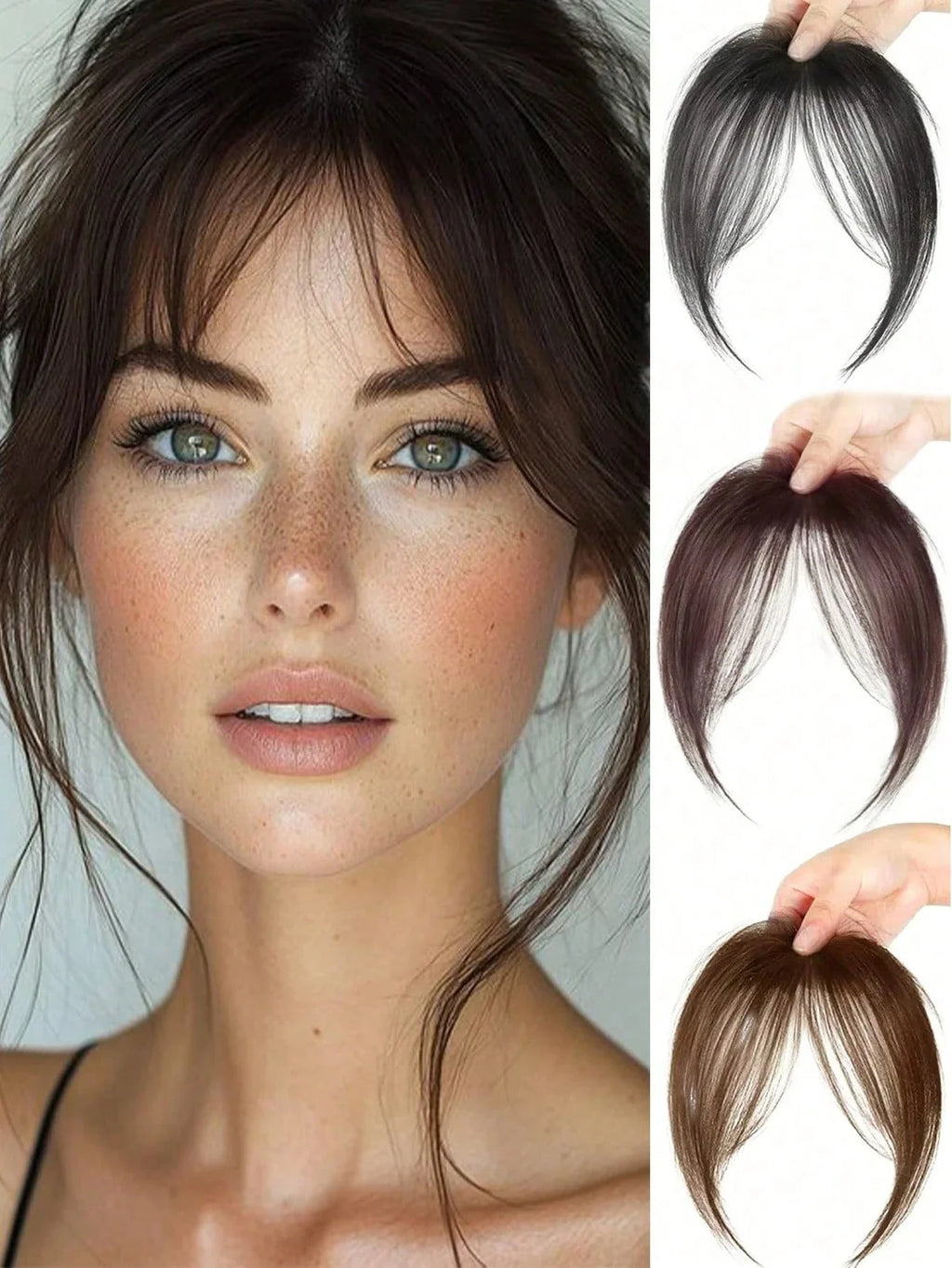 Clip-In French Bangs Hair Extension – Seamless Natural Look