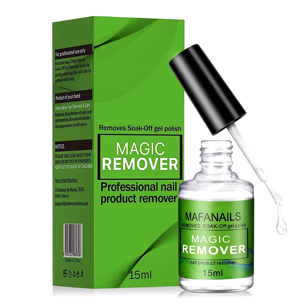 Magic Gel Polish Remover 15Ml – Fast Soak-Off Formula