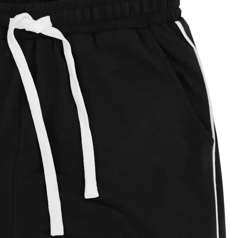 Women's Casual 2-Piece Athleisure Set - Soft Knit Long-Sleeve Pullover and Athletic Pants, Machine Washable Coordinated Outfit for Workouts and Travel