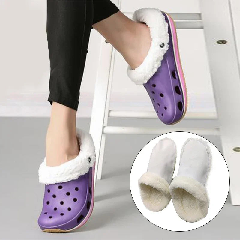 Cozy Plush Shoe Liner Covers – Winter Warm Detachable Inserts