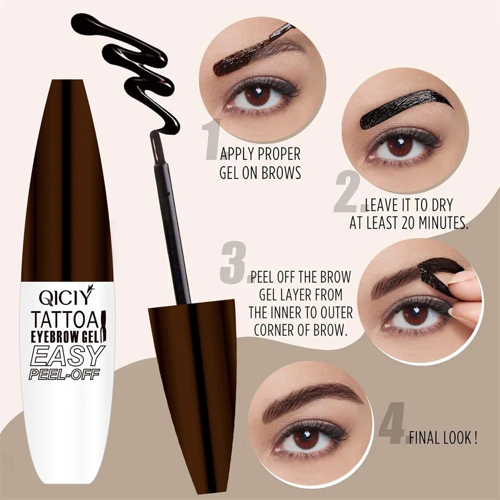 3-Day Peel-Off Brow Tint Gel – Smudge-Proof Waterproof