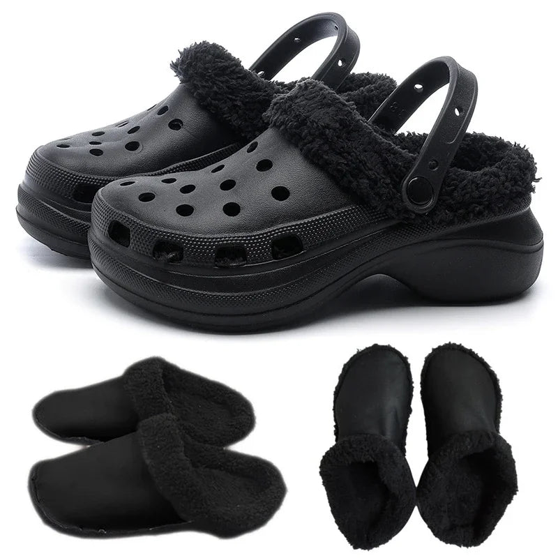Cozy Plush Shoe Liner Covers – Winter Warm Detachable Inserts