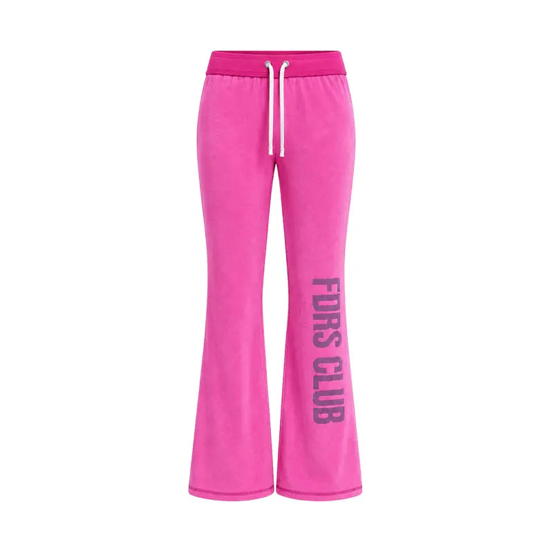 FDR Women's Candy Color Long Sleeve Top, Tank Top, and Low Rise Flare Pants Three-Piece Set - Fitted Y2K Casual Outfit
