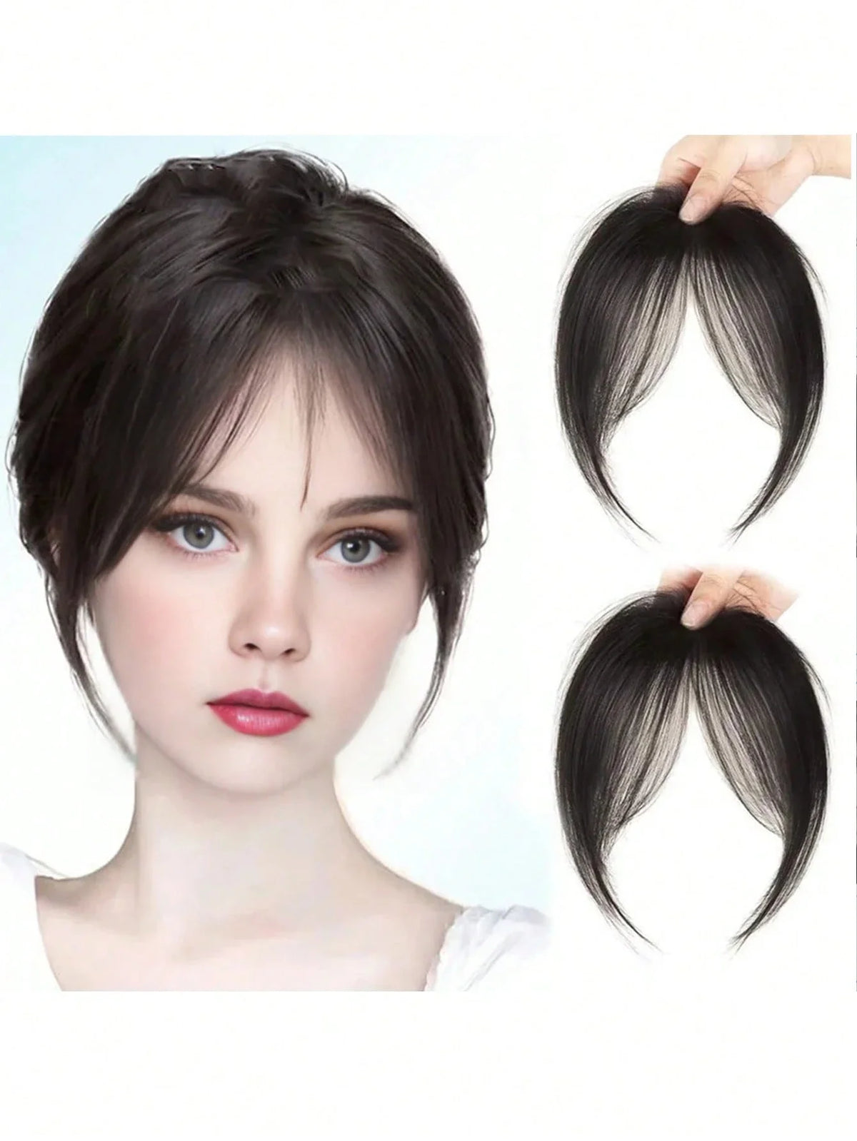 Clip-In French Bangs Hair Extension – Seamless Natural Look