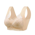 Silkcloud Ice Silk Wireless Push-Up Bralette – Seamless Lace Comfort