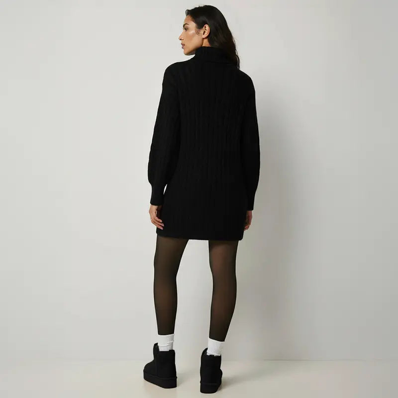 Katch Me Chic Women's Fleece-Lined Thermal Tights - Trendy High-Waisted Stretchy Pantyhose for Versatile Streetwear
