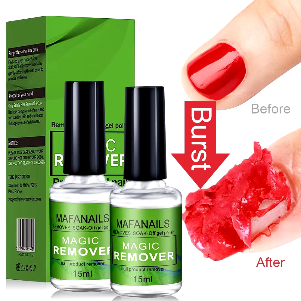Magic Gel Polish Remover 15Ml – Fast Soak-Off Formula