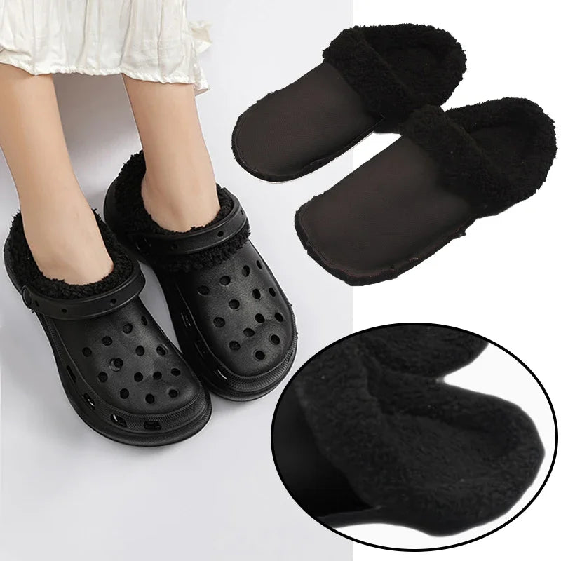 Cozy Plush Shoe Liner Covers – Winter Warm Detachable Inserts